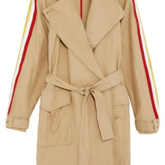 Zara trench coat with side stripes - Picture 4 of 4